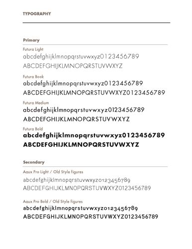 font and typography